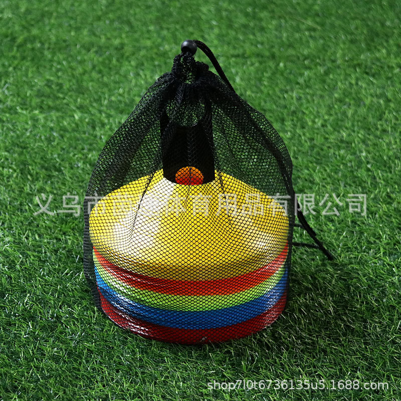 Football training equipment round hole logo plate flat sign plate children's training toys equipment Sports obstacles