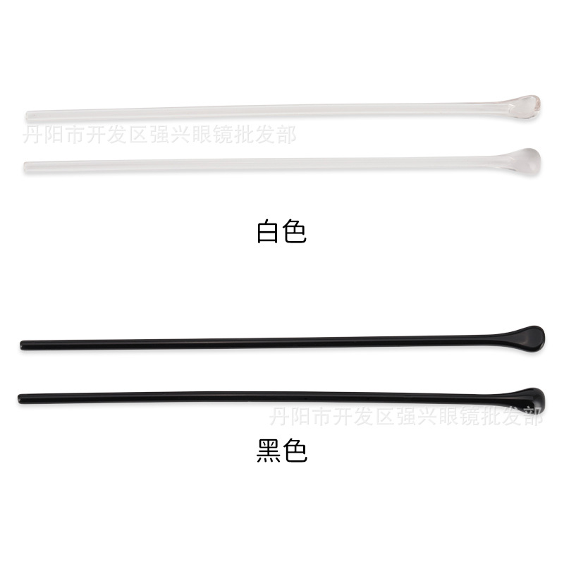 Glasses round hole long rubber sleeve plate long rubber sleeve transparent color black metal leg rubber sleeve glasses accessories