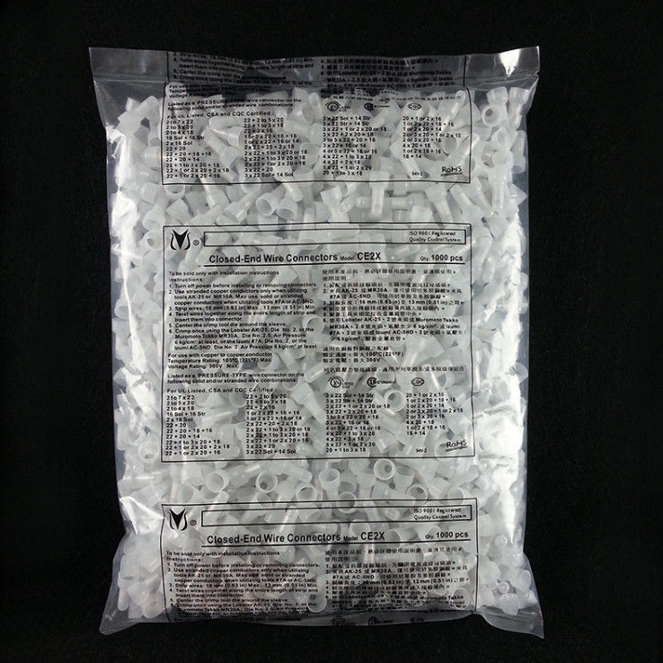 Wire plug terminal nylon nipple crimping cap quick terminal wire terminal closed Terminal