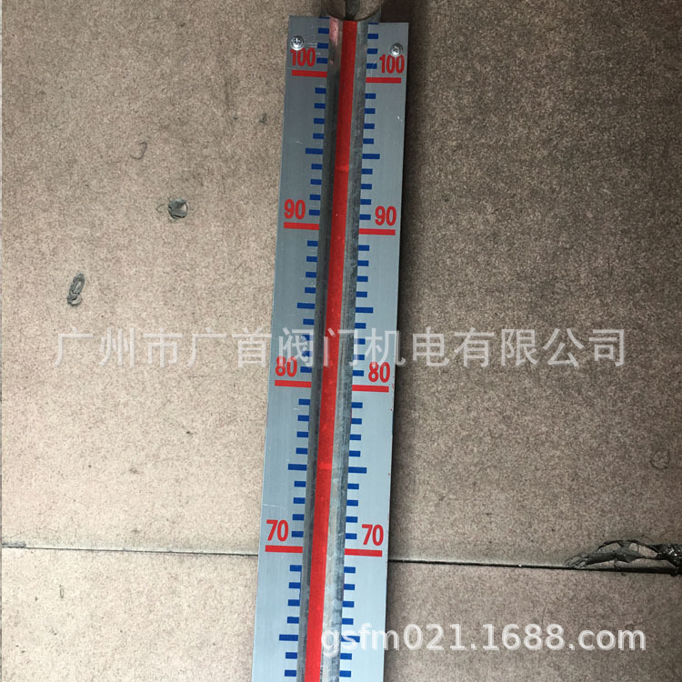 TWo-color Glass Tube Level Gauge 304 Stainless Steel Flange Level Gauge X49W-16P Koker Water Level Gauge