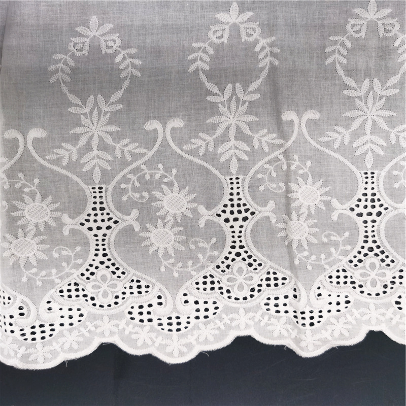 Factory Direct gourd embroidery lace accessories skirt bedding curtain dress fabric cotton lace