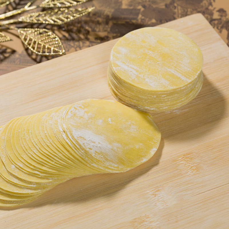 Dumpling skin wonton skin flat food large, medium and small white skin yellow skin 500 g/bag (13 options)