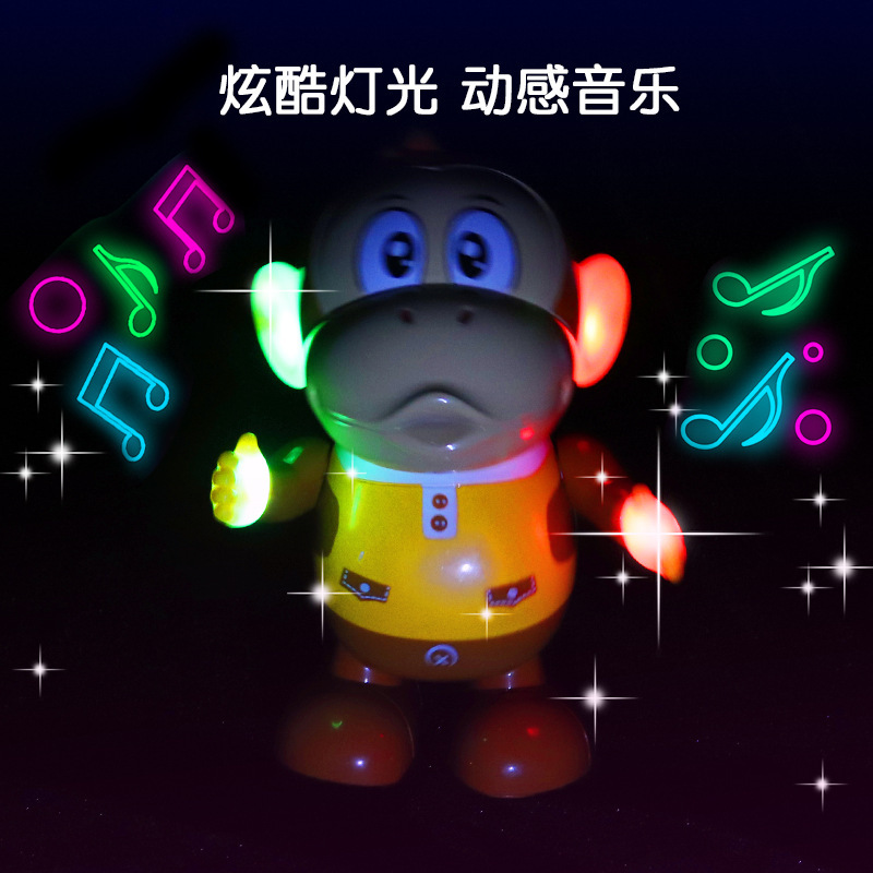 Children's electric toys dancing penguin music lights dancing children's electric toys factory direct a generation of hair