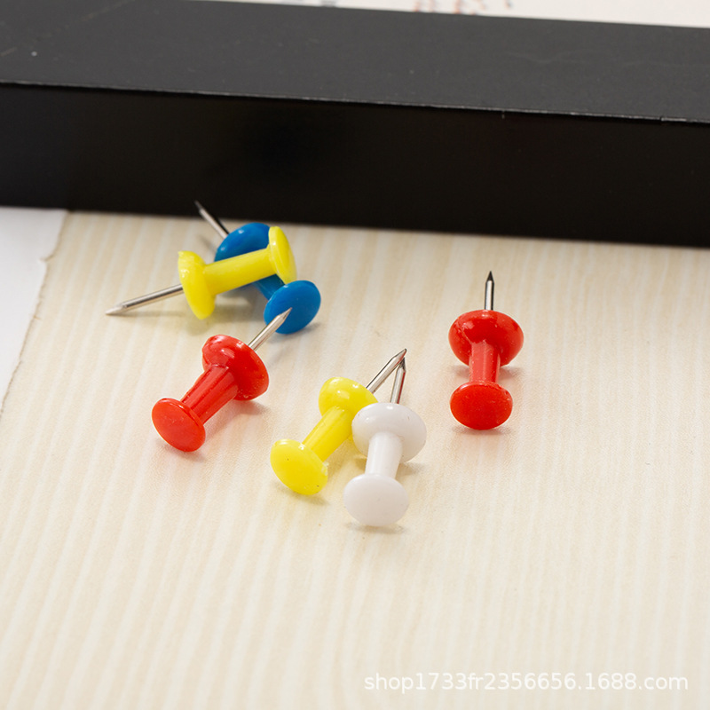 Фабричные цветные I-образные булавки для ногтей, создание искусства, пластиковые булавки, клей для ногтей