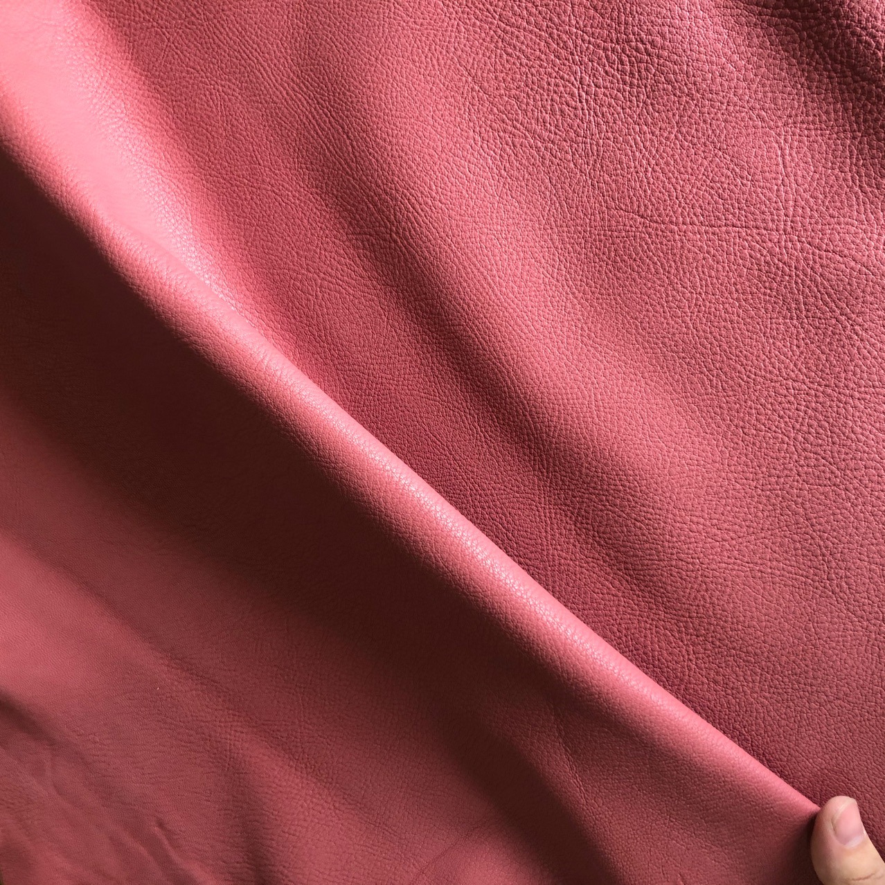 French Sheep Italian Head Layer Goatskin Luggage Shoes Belt Belt Handmade DIY Genuine Leather