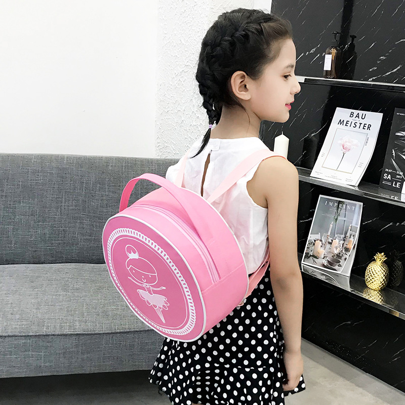 Dance bag children's shoulder dance storage backpack Latin ballet schoolbag printing factory direct dancing bag LOGO