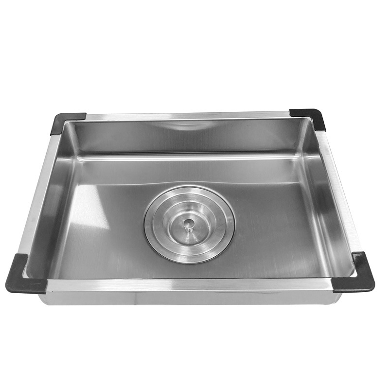 High-end practical mahogany drain basket for Sink ordinary 304 stainless steel drain basket stainless steel basin-in-Basin