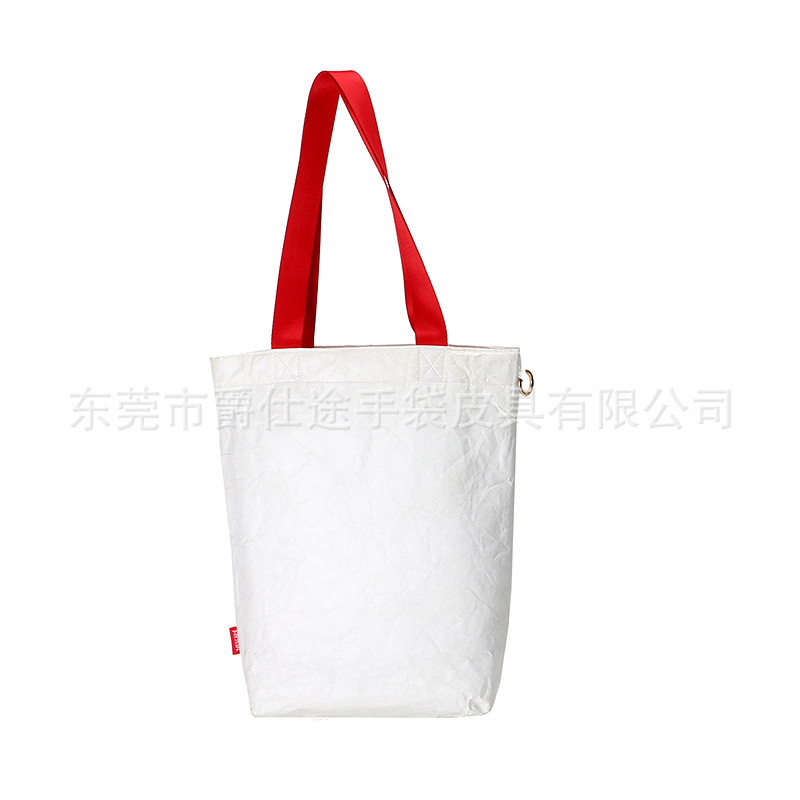 Manufacturer Customized Dupont Paper Handbag, Creative Graffiti Tyvek Shopping Bag, Fashionable Contrasting Color Dupont Paper Bag