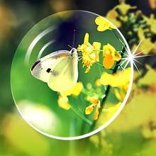 1.56 presbyopia hyperopia film resin lens Green film resin lens flower lens white bag 5 pairs batch