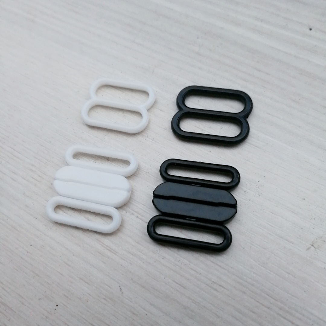 Bow extension with plastic buckle JK uniform collar tie buckle bra shoulder strap adjustment buckle accessories