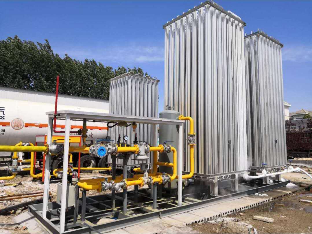 Low Temperature and High Pressure Vaporizer Air Temperature Vaporizer Gas Equipment Air Vaporizer Gas Pressure Reducing Equipment