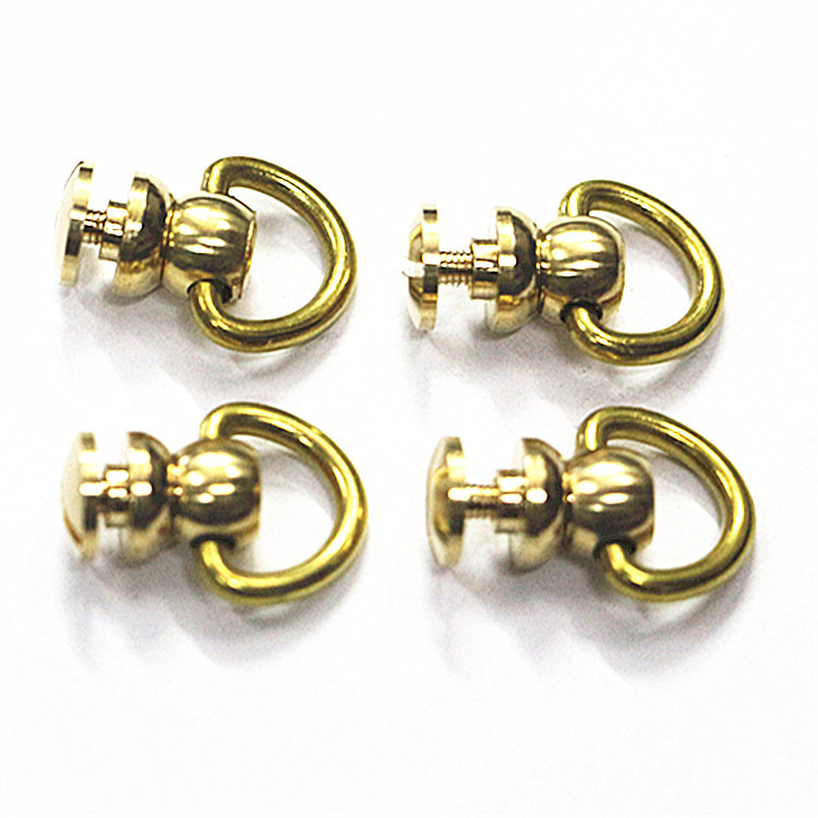 360 degree rotating pure copper monk head hanging ring pacifier nail copper car rotating perfume hanging clock brass accessories