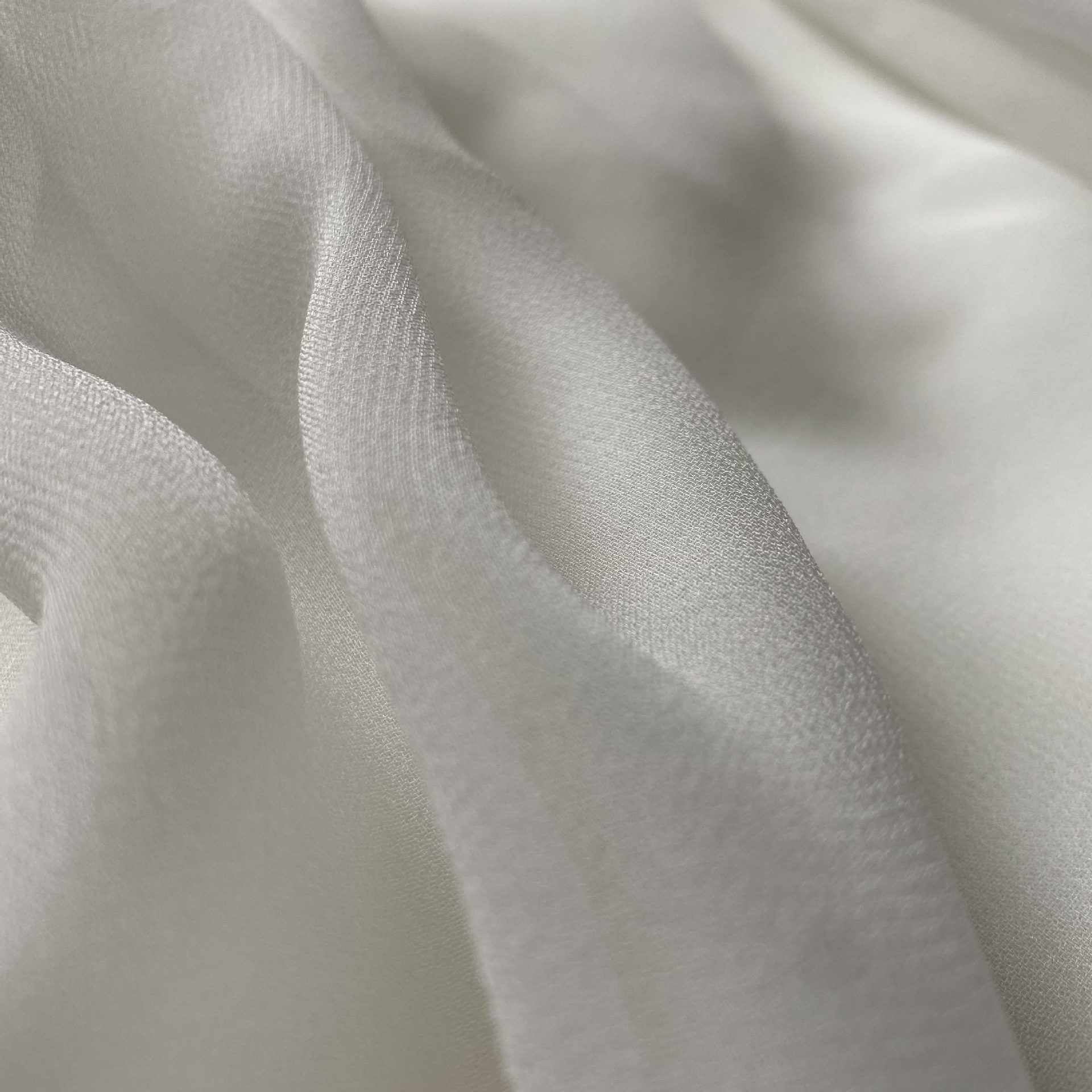 8 MMI mm Georgette 01 Georgette 114cm width silk Mulberry silk fabric spot silk wholesale Blue