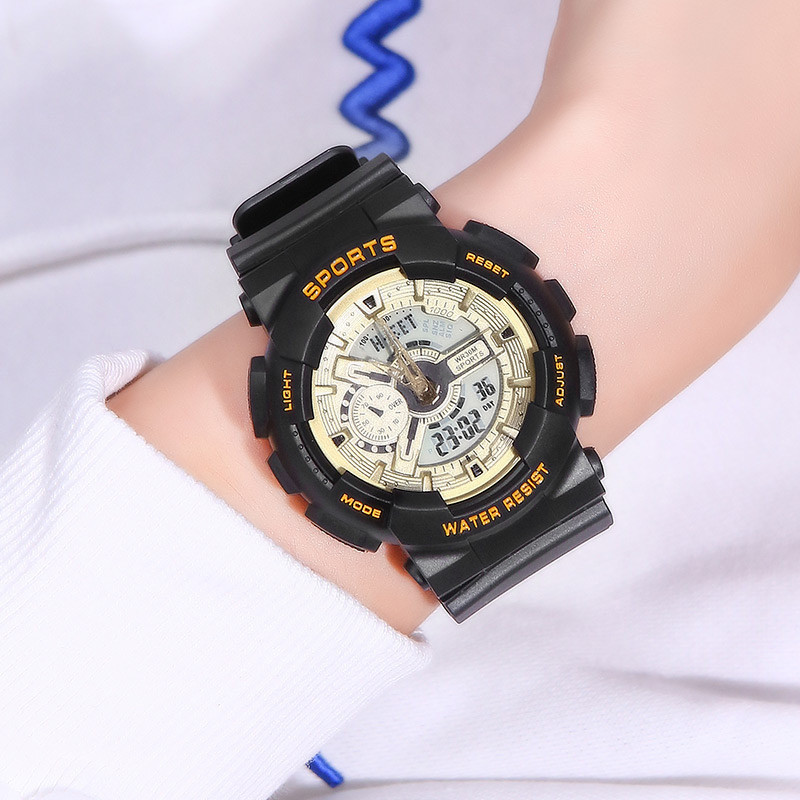 Спортивные часы единорога для студентов водонепроницаемые аналоговые цифровые часы парные часы LED модные уличные светящиеся