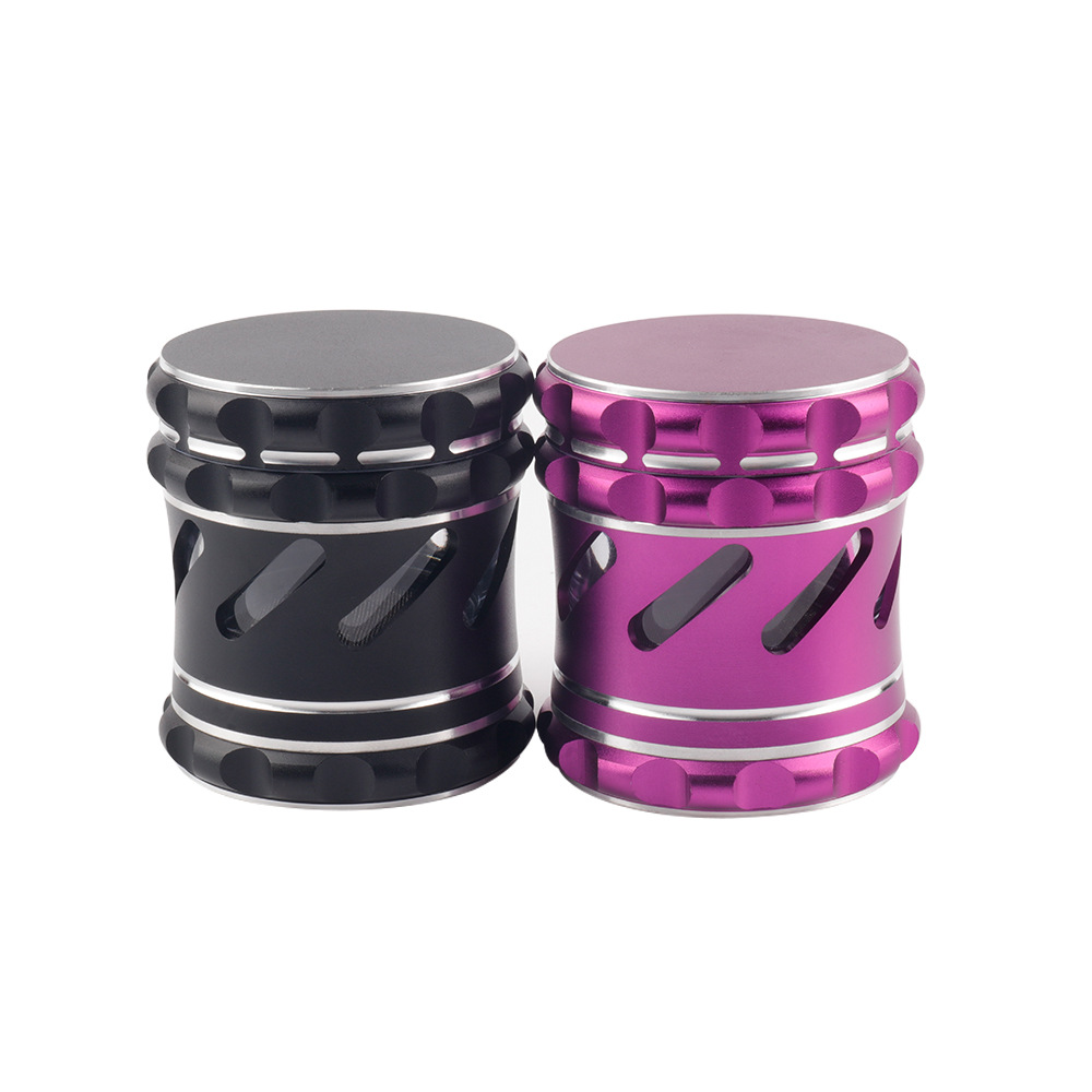 All kinds of special-shaped tobacco grinder zinc alloy aluminum alloy plastic resin wood grain grinder customization