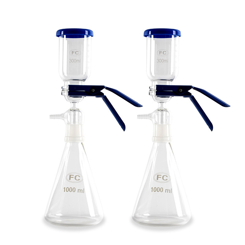 Tophe laboratory solvent filter vacuum suction filter 1000ml sand core filtration extraction device