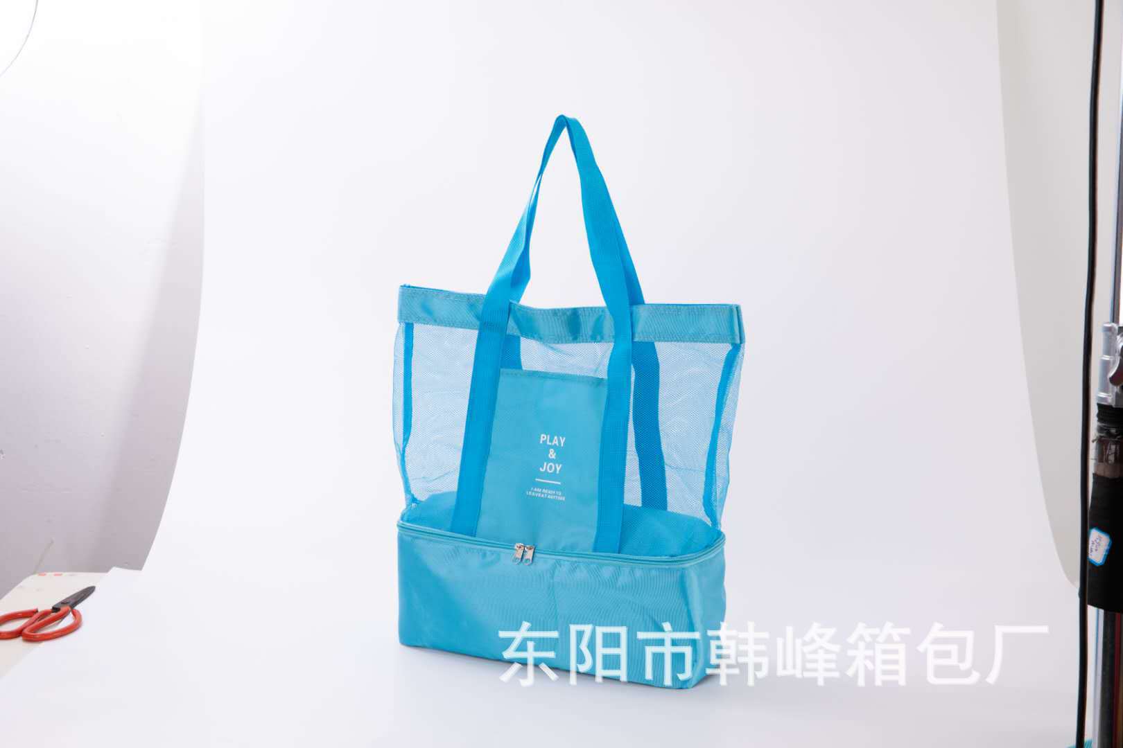 Portable Waterproof Dry and Wet Separate Swimming Bag Travel Storage Beach Bag Insulation Double Layer Picnic Lunch Ice Bag