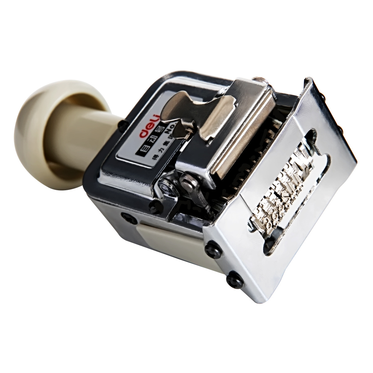 Deli 7506 Automatic Numbering Machine Numbering Machine Numbering Page Numbering Machine 6-digit Date Adjustable Digital Seal