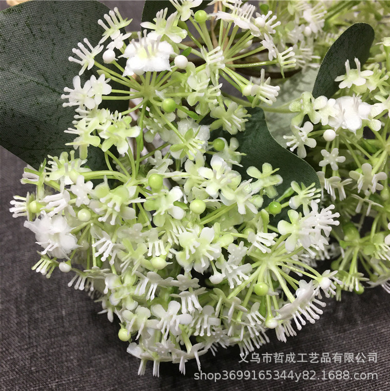 Artificial lace flower floating snow green plant grass decoration fake flower flower arrangement floral landscape Club Cafe soft decoration