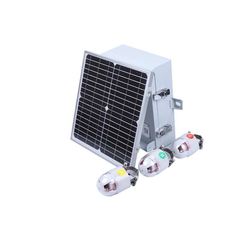 Two remote overhead transient characteristic fault indicator intelligent power line management system distribution monitoring.
