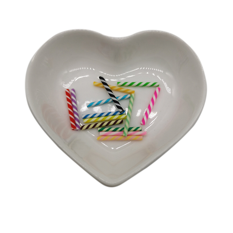 New simulation soft pottery Smart Stick wholesale creative two-color soft pottery thin stick exquisite simulation DIY soft pottery accessories