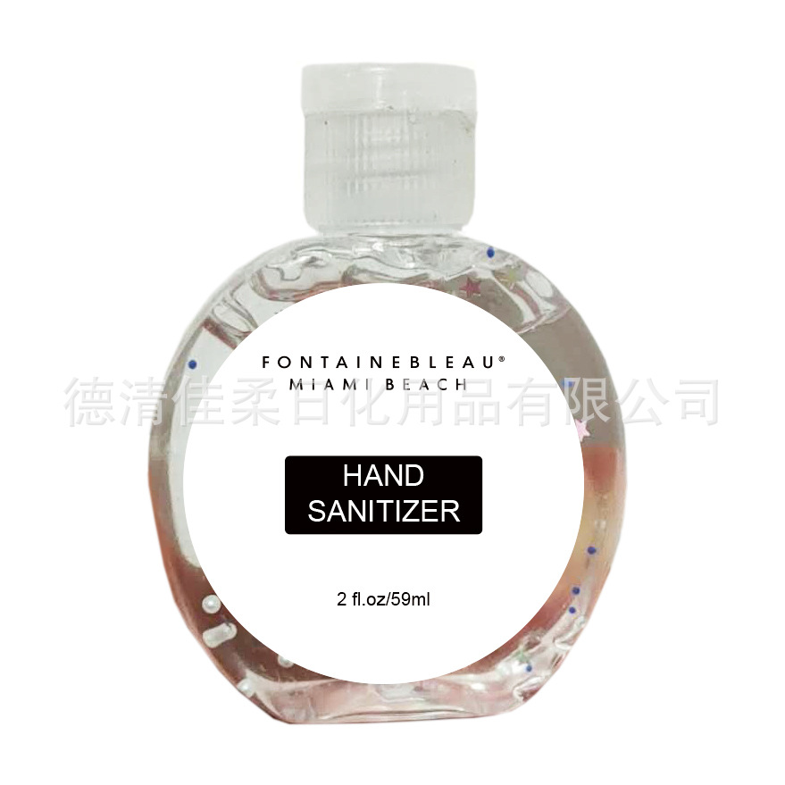 FDA registered factory direct wholesale 2oz60ml octagonal bottle portable disposable hand sanitizer gel OE generation plus M worker