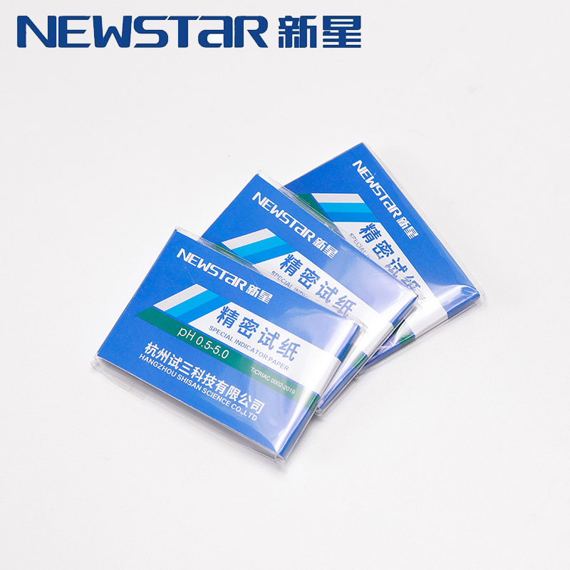 NEWSTAR Nova Precision pH Test Paper/pH Test 0.5-5.0 80/Factory Outlet