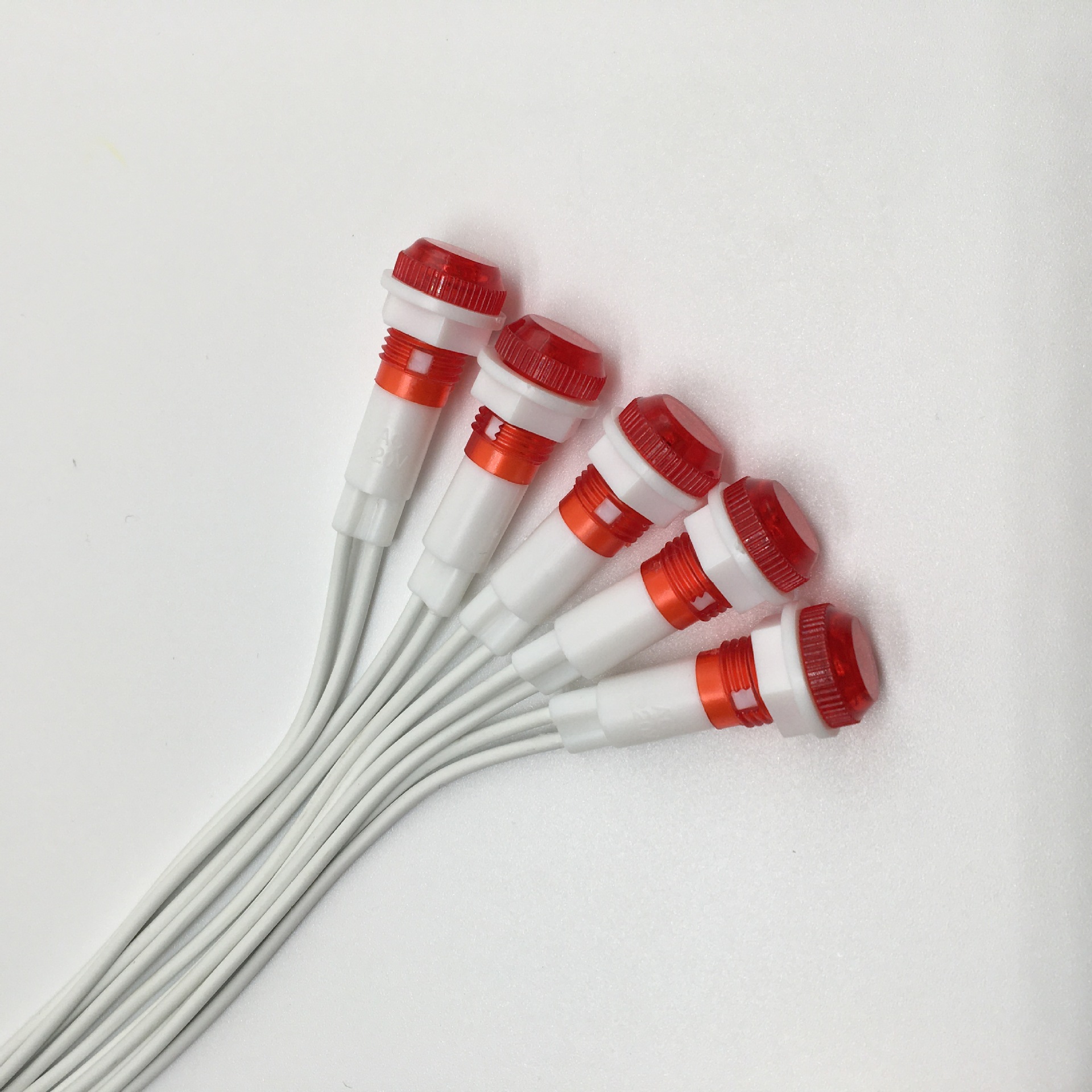 Led indicator lamp signal lamp belt buckle welding signal lamp XD10-6 mounting hole 10MM