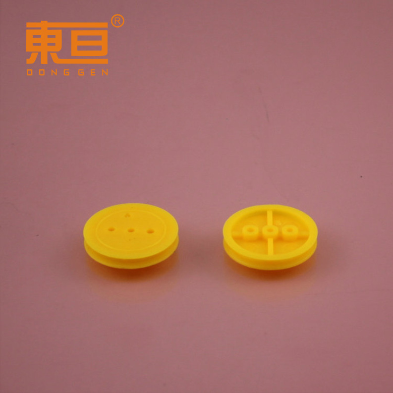 Φ242Ab Yellow 24 Pulleys, Eccentric Pulleys, Three-Hole Pulleys, Functional Pulleys, Technology Building Block Parts