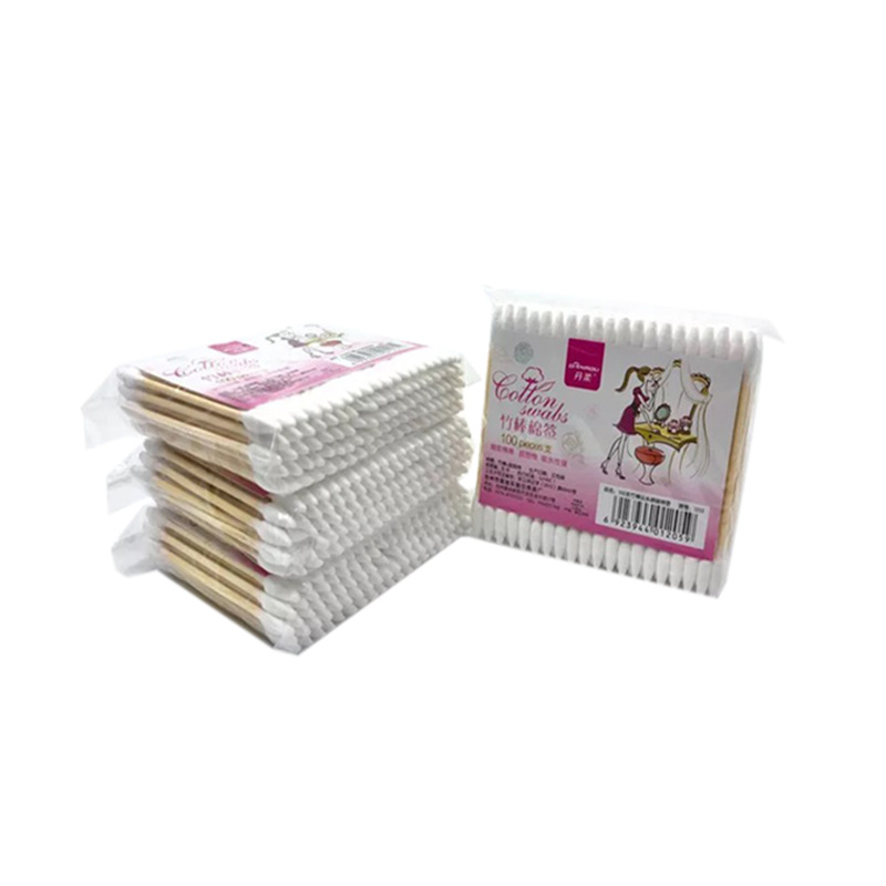 Ватные палочки для макияжа с острым концом бамбуковая палочка двойная для очистки ушей