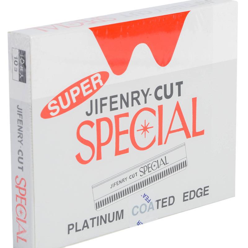 Eyebrow Trimming Blades 10 Pieces Corrugated Blades Stainless Steel Eyebrow Razor Blades Feather Knife Beauty Tools Manufacturer Wholesale