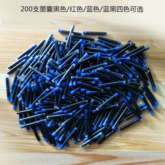 Ink Sac Wholesale Universal 3.4mm Student Pen Brush Replaceable Black Pure Blue Red Ink Pen Accessories