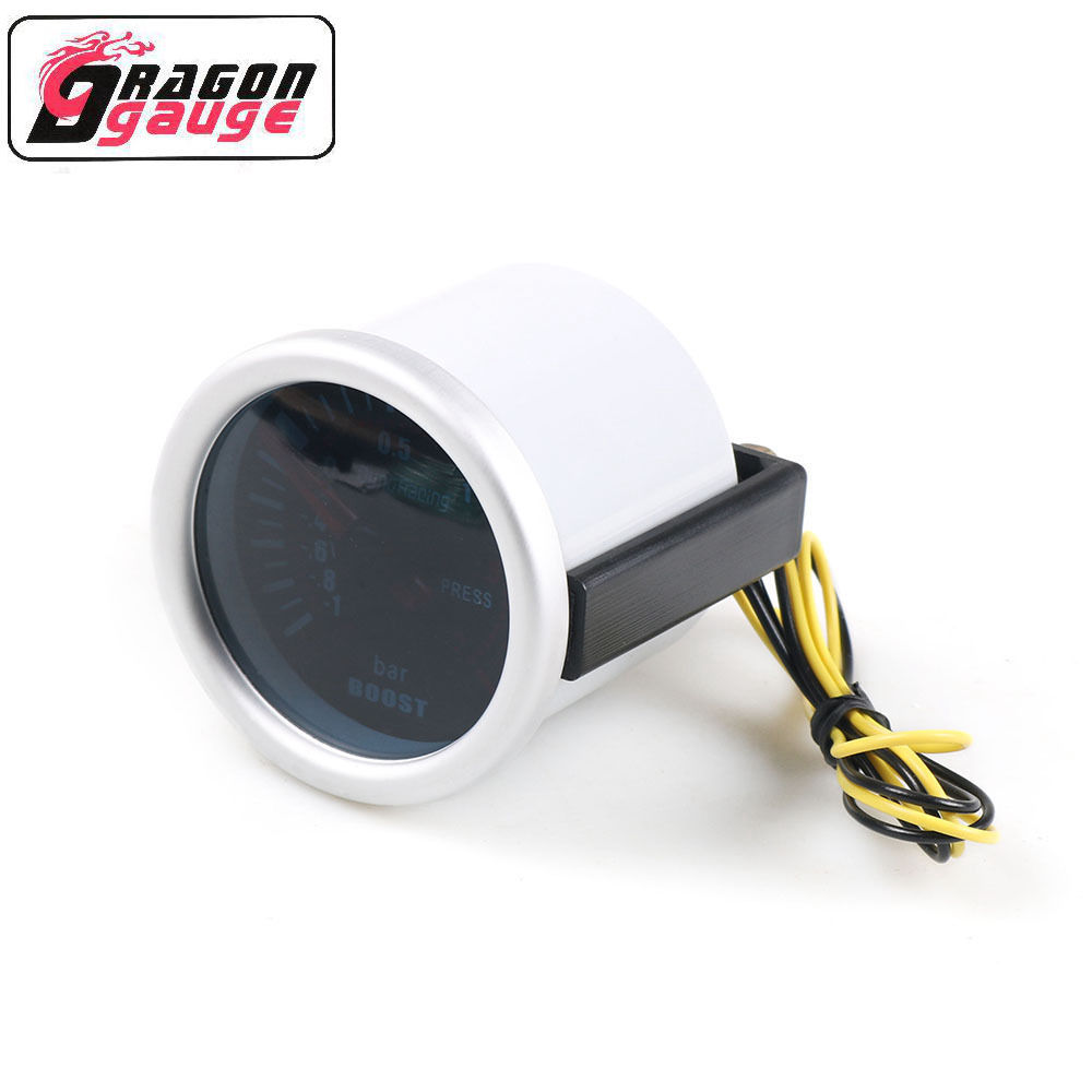 2-inch 52mm car modification instrument 12v Racing car universal instrument supercharged water temperature oil temperature oil pressure voltmeter