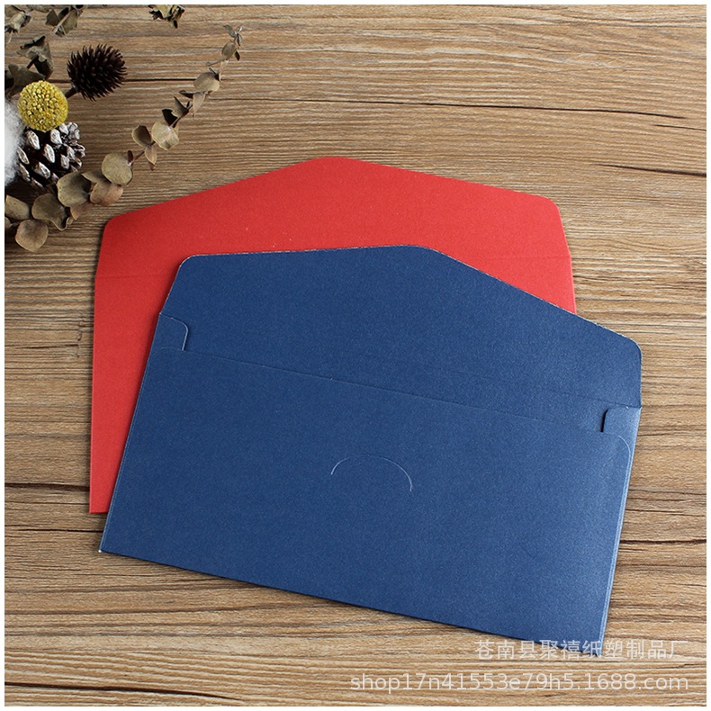 Factory envelope custom logo gilded thick pearl paper size envelope enterprise invitation letter can be printed LOGO