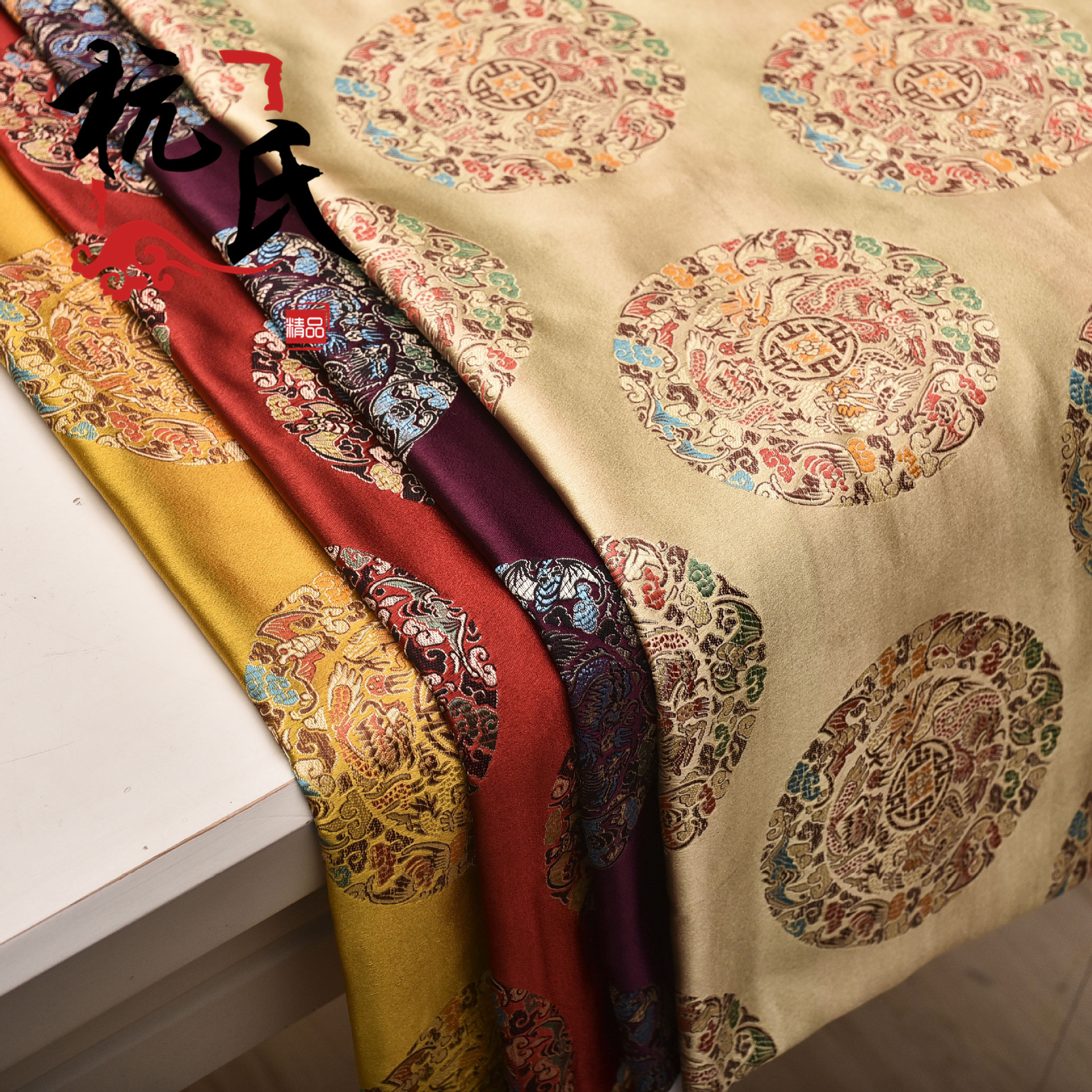 150 дверей имитация Санву Улонг Туан брокадная ткань упаковка для подушек из красного дерева рукоделие ткань