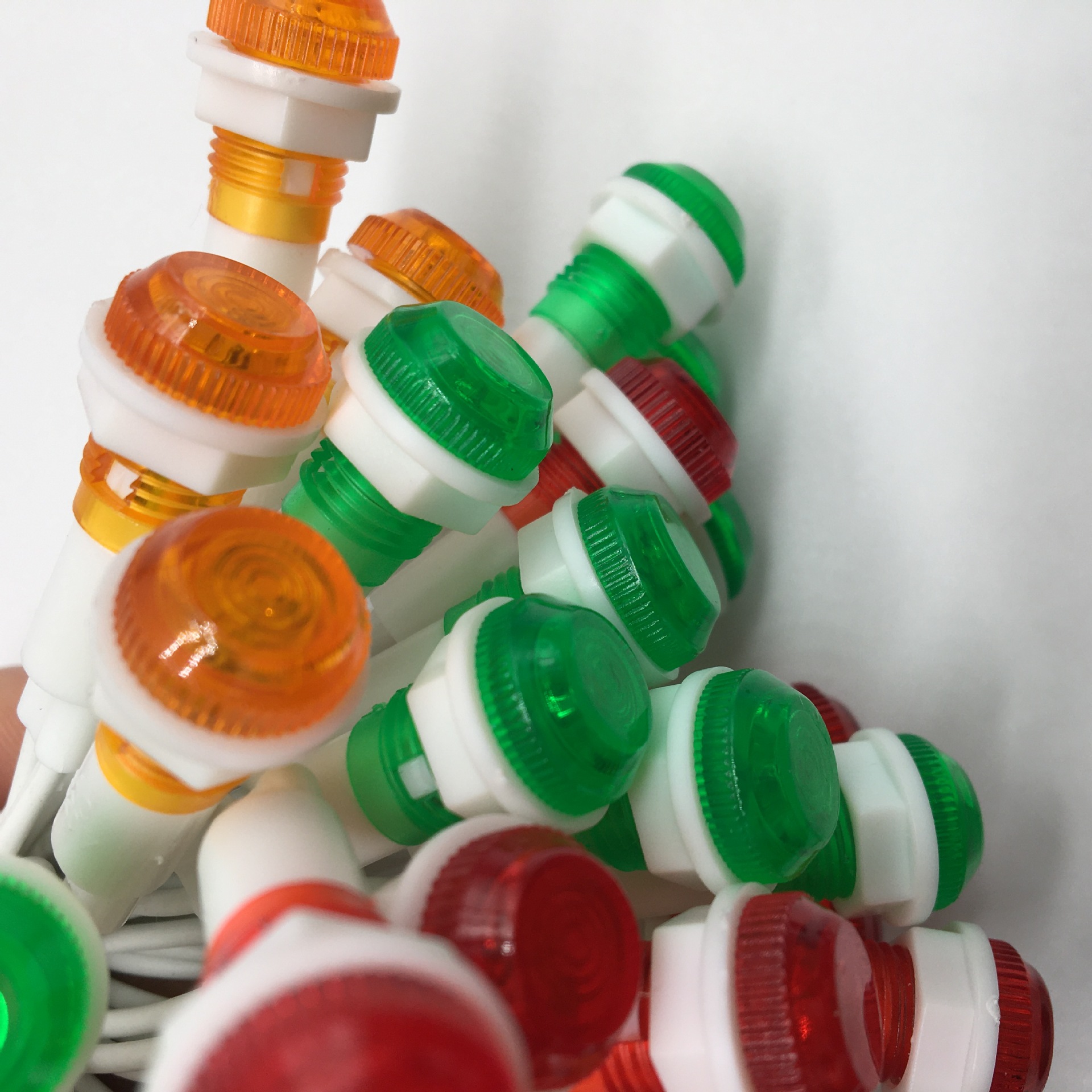 Led indicator lamp signal lamp belt buckle welding signal lamp XD10-6 mounting hole 10MM