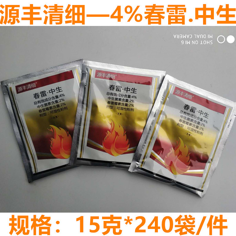 4% весенний гром, бактерицид, 15г, пестицид для огурцов от бактериальной угловой пятнистости