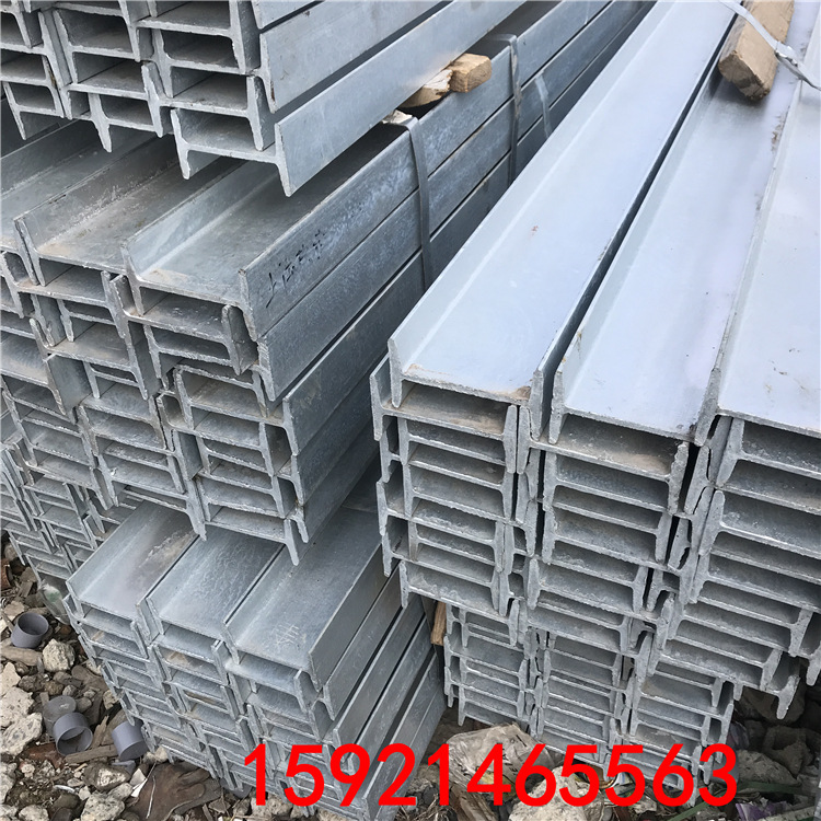 Direct supply Q235B Laigang 12# galvanized I-steel 20# hanging galvanized I-steel 32# customized cutting specifications are complete