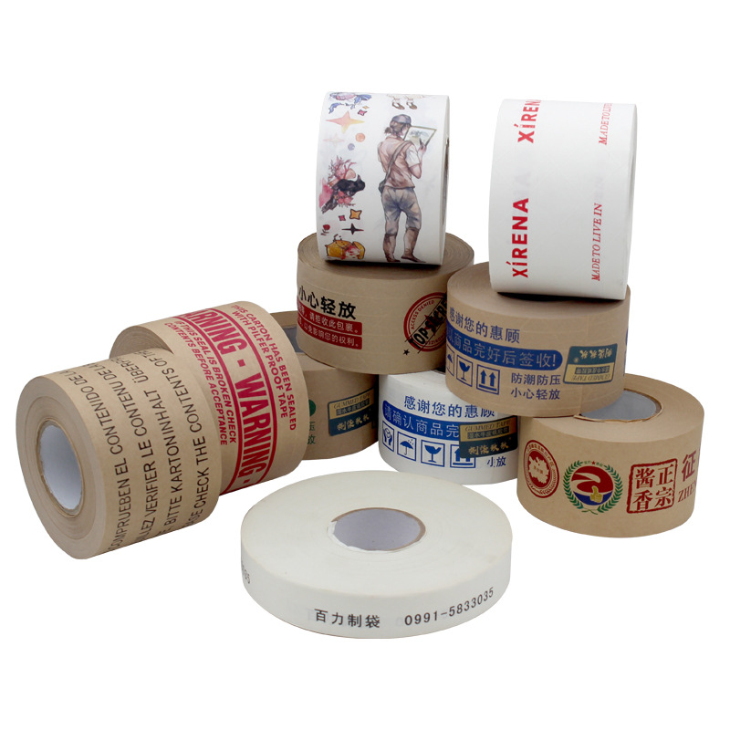 [Printing Mold] Special Offset Printing Tape for Custom Printing Tape, Water-Free Hot Melt Adhesive, Writable Kraft Paper Tape