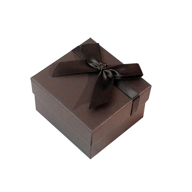 Spot black heaven and earth cover high-end gift bow gift box packaging gift box table box gift box can be customized