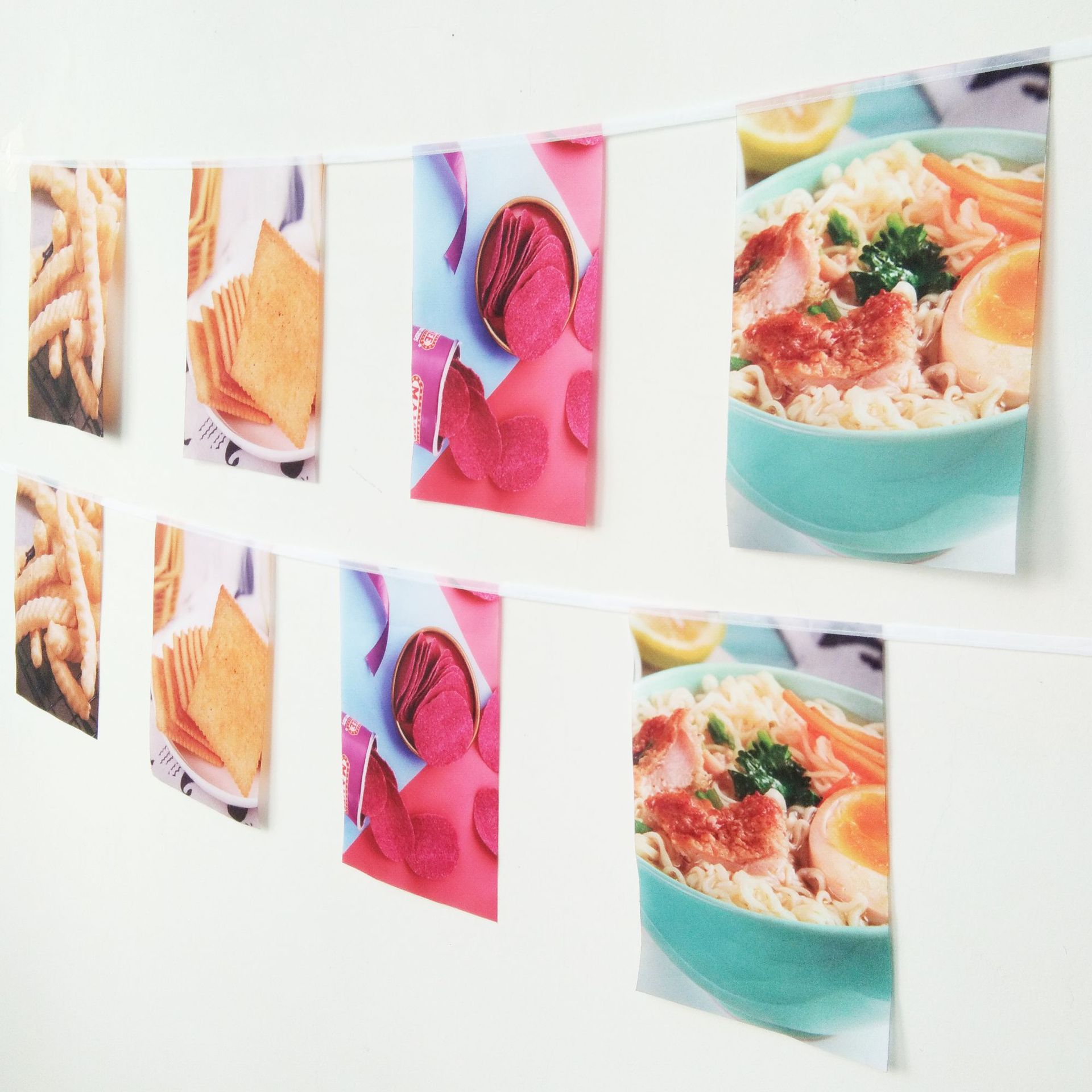 Advertising triangle string flag Four Corners colorful flag hanging flag festival opening activity flag hanging atmosphere decorative flag