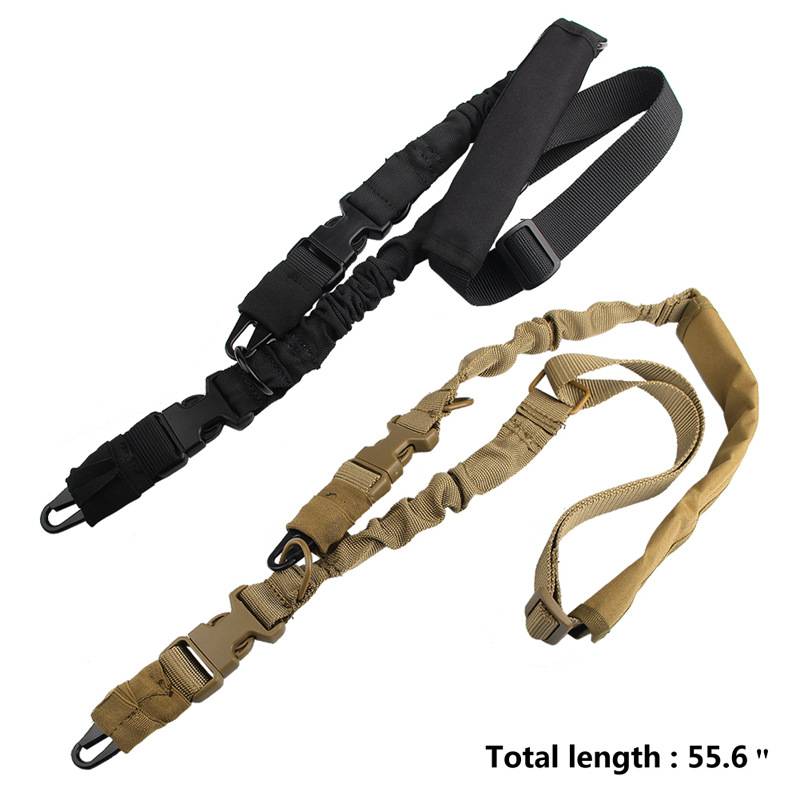 Tactical American two-point gun rope outdoor sports two-point gun belt CS field multi-function strap lanyard task belt