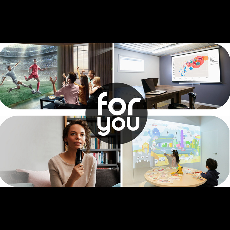 New projector F30 business home projector office LED support play HD 1080p