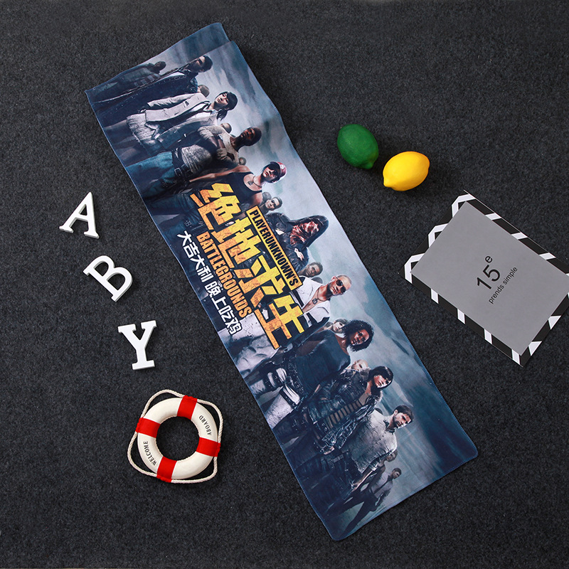 To figure DIY custom towel bath towel printing logo should aid sports towel wholesale fitness animation peripheral gifts