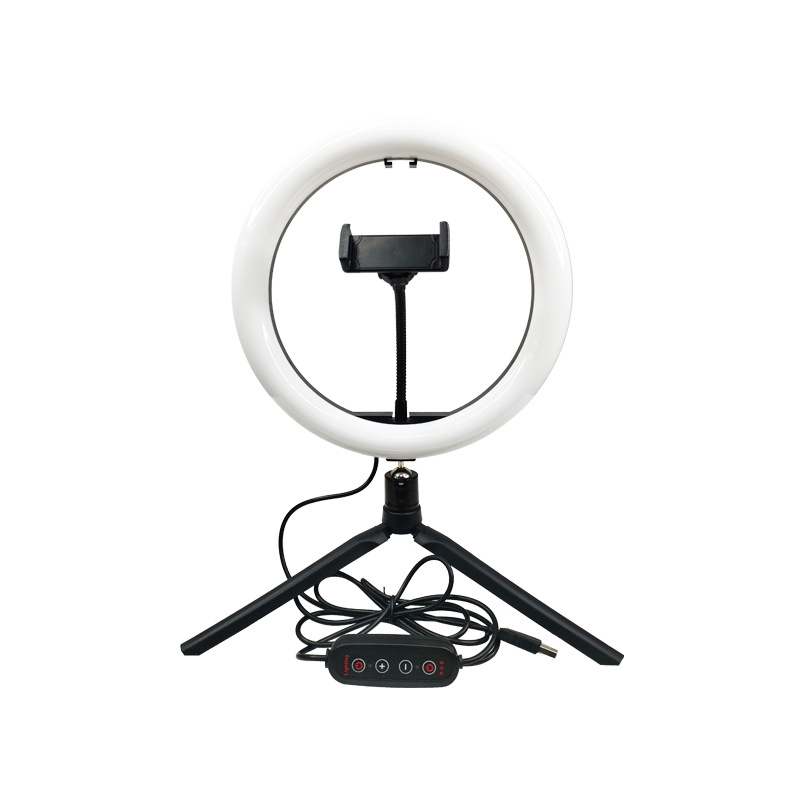 RGB fill light cross-border new 10-inch fill light anchor beauty selfie 26cm live bracket fill light