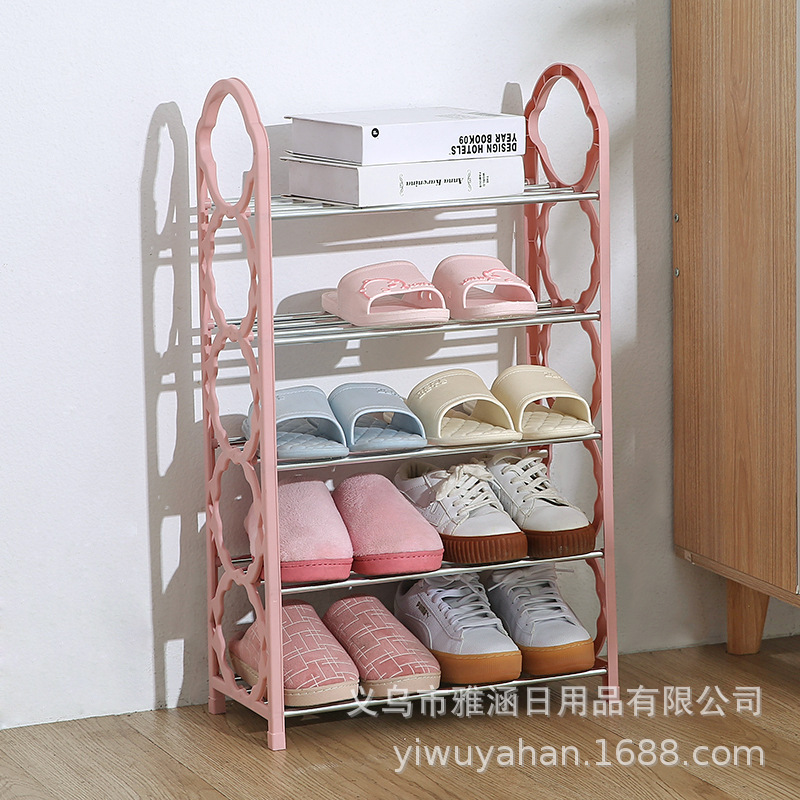 Southeast Asia hot sale multi-layer assembled shoe rack shoe cabinet student dormitory simple multi-layer steel tube shoe rack shoe cabinet storage rack