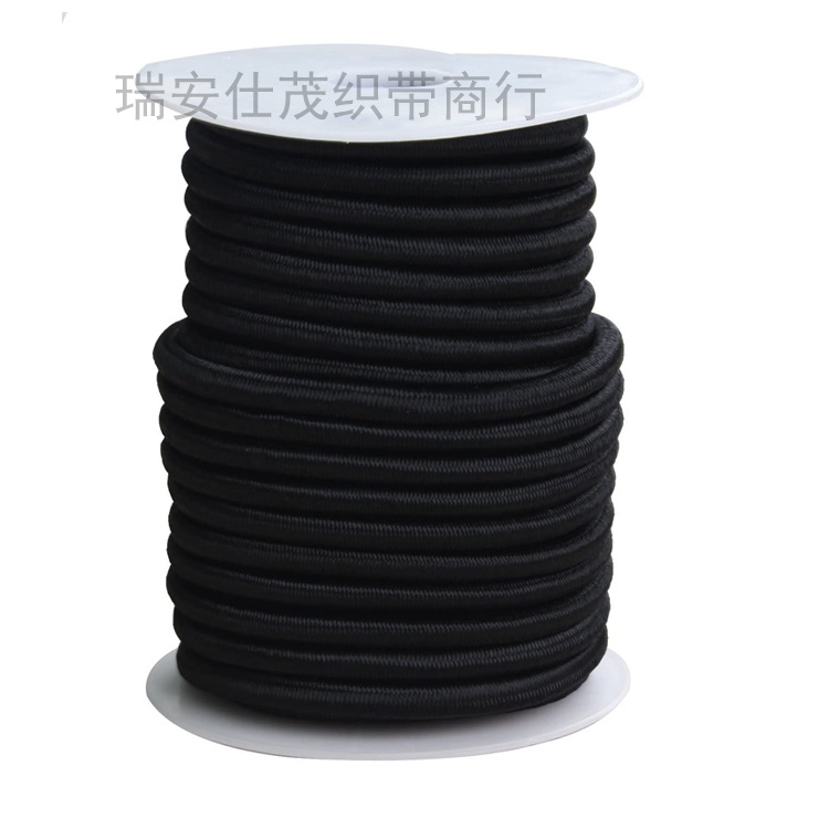 20 m manufacturer 5mm cross-border small bag round loose strap latex luggage bungee elastic rope camping kayak deck