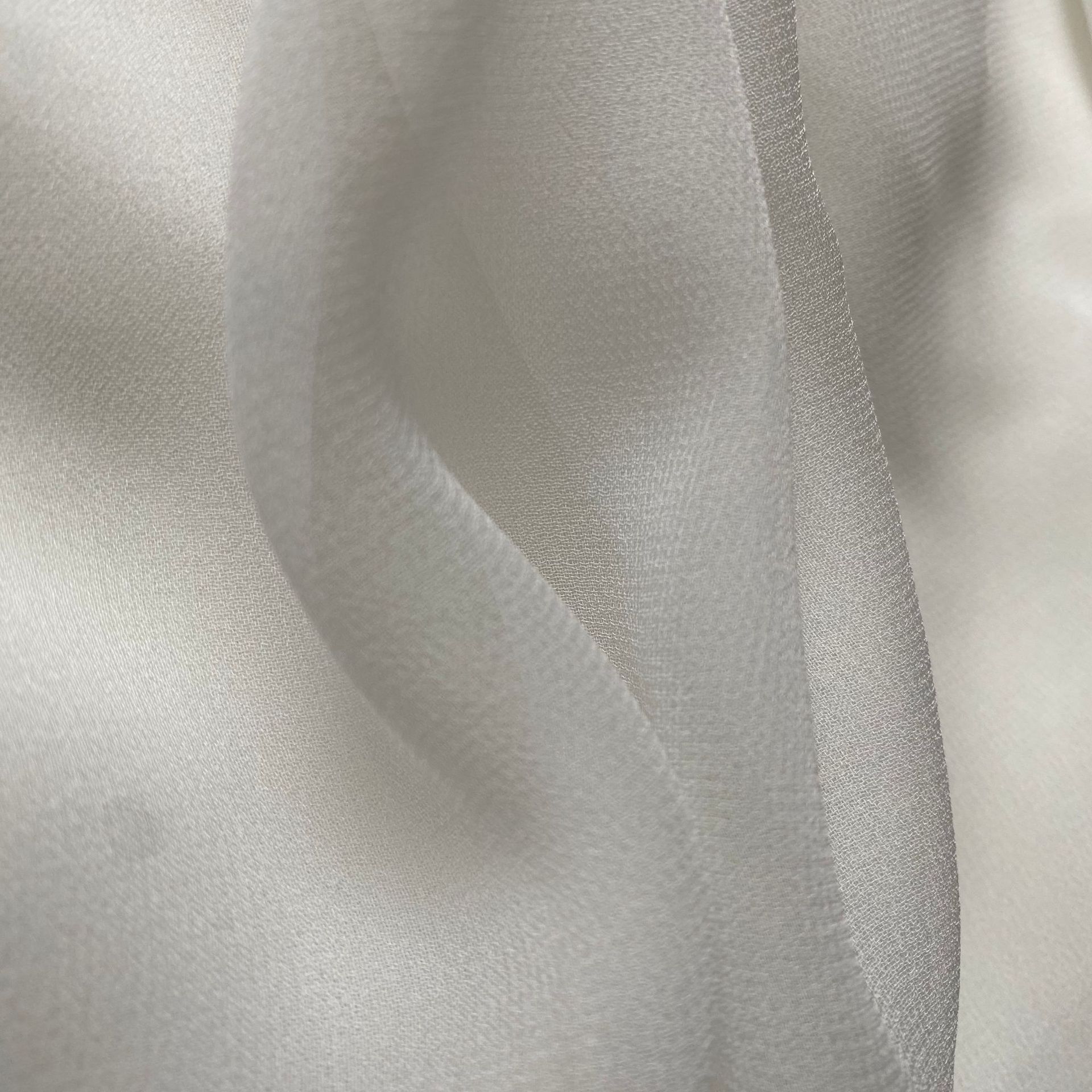 8 MMI mm Georgette 01 Georgette 114cm width silk Mulberry silk fabric spot silk wholesale Blue