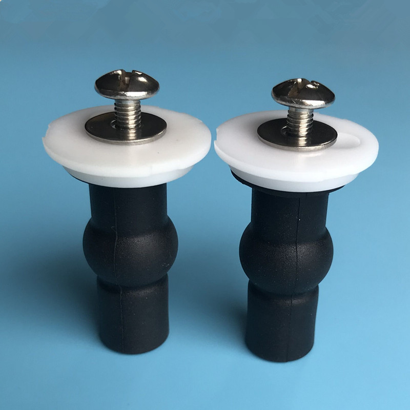 Universal Rubber Toilet Cover Accessories Stainless Steel Toilet Cover Mounting Screws Smart Top Expansion Bolts