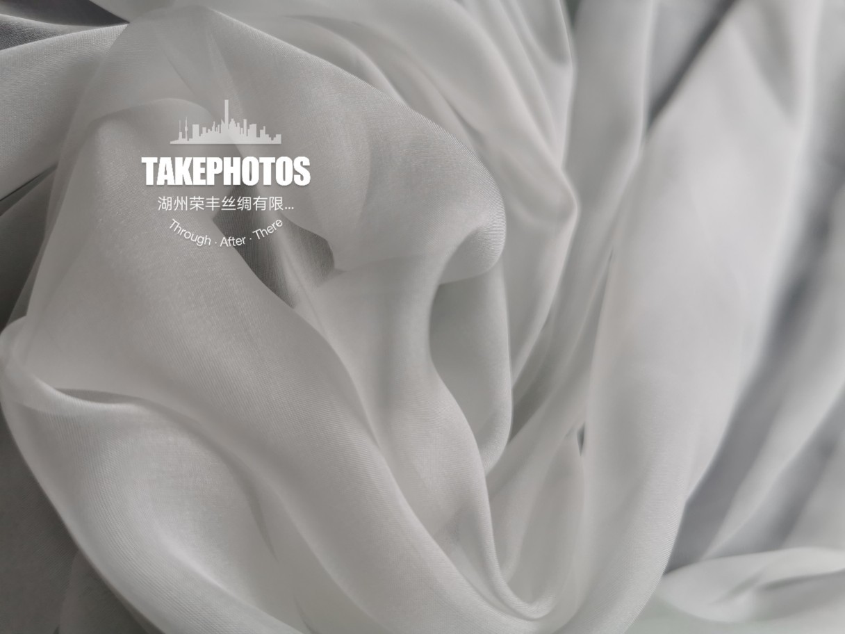 5mm mm chiffon 100% silkworm silk fabric lining fabric light Hanfu factory wholesale